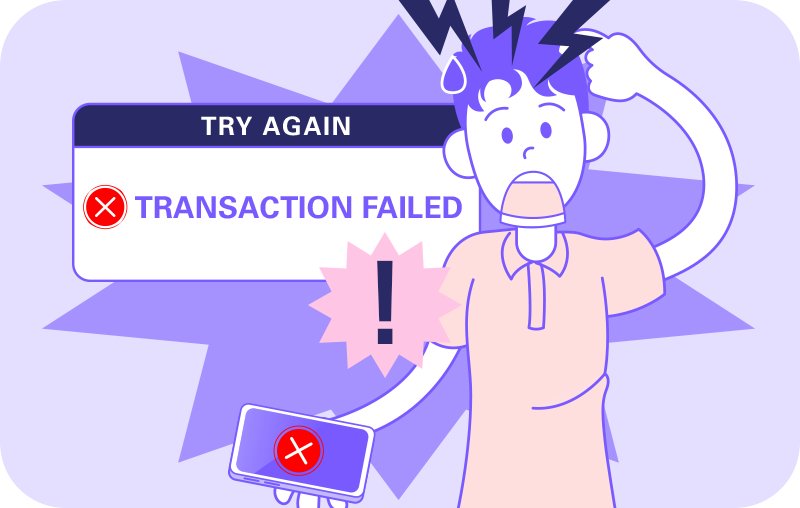 transaction failed