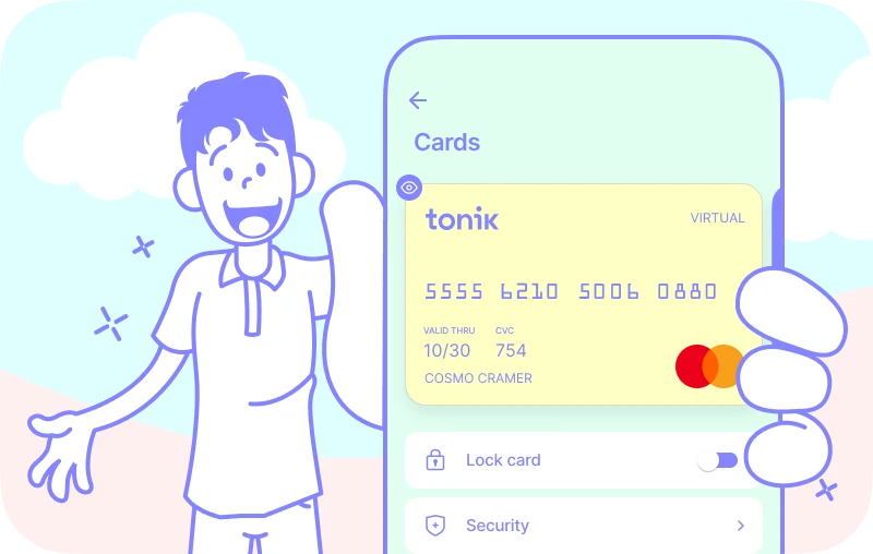 tonik virtual debit card